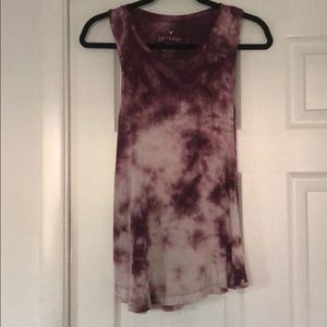 AE Tie Dye Tank Top Maroon